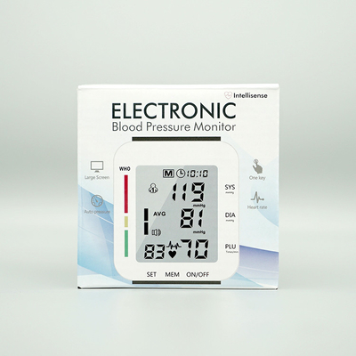 máquina automática de BP del monitor de la presión arterial de la muñeca de 20Pcs/Ctn