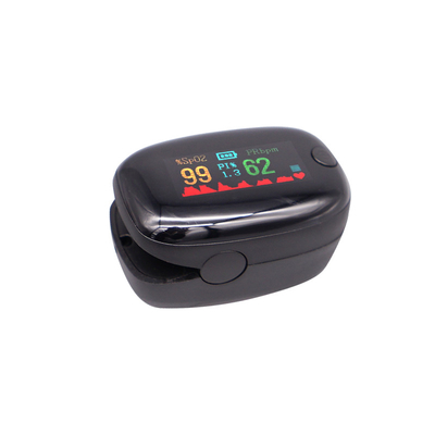 Color médico casero OLED 0,96&quot; del oxímetro cuatro del pulso del metro de oxígeno de la sangre del finger del ISO
