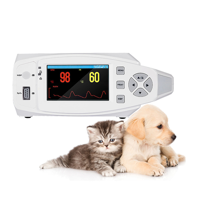 Color veterinario TFT de RoHS 4.3nch del monitor de la presión arterial de Oscillometric