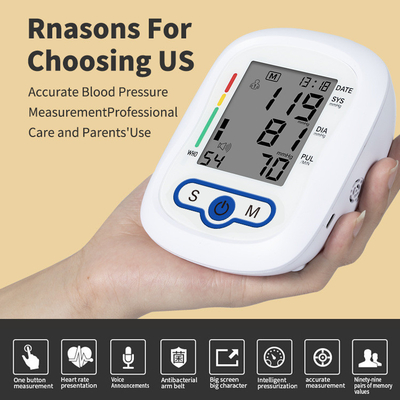 Tipo presurización inteligente del brazo de Digitaces del Sphygmomanometer con la información de la voz