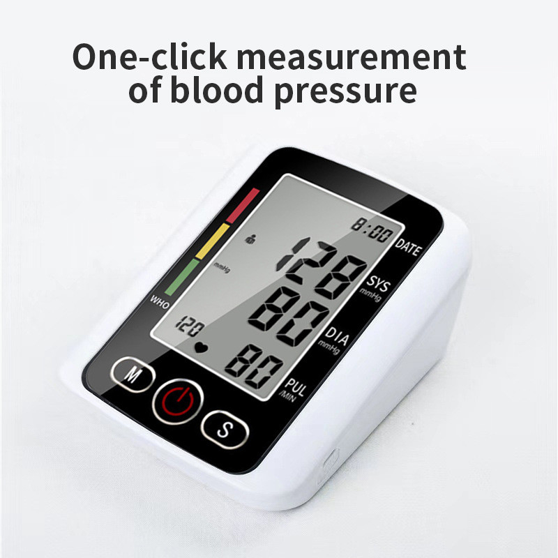 Tipo médico casero Sphygmomanometer del brazo con una difusión elegante de la voz de la exhibición